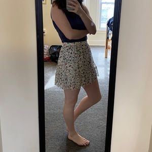 Abercrombie & Fitch floral mini skirt size m